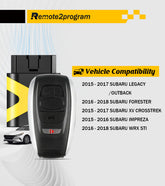 Car Key Programmer Kit and Smart Keyless Entry Remote Replacement for Subaru Forester/Outback/Impreza/with FCC: HYQ14AHC and 281451-5801 'G' Board